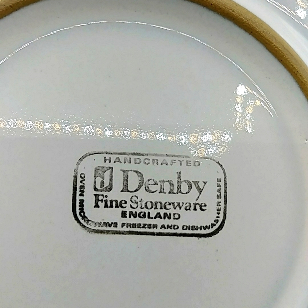 Denby Castile Blue 12” Round Platter. England - Picture 5 of 10